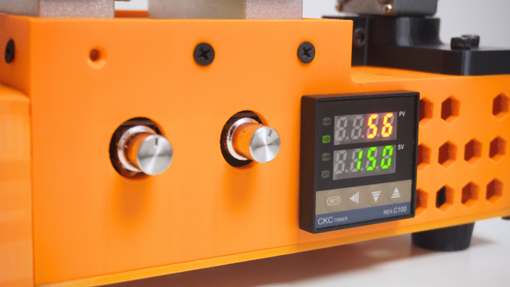 ExtrudeX Temperature Display